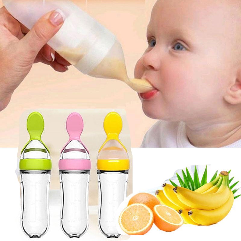 Biberon avec cuillère pour nouveau - né | EasyBottle™ - Guessca