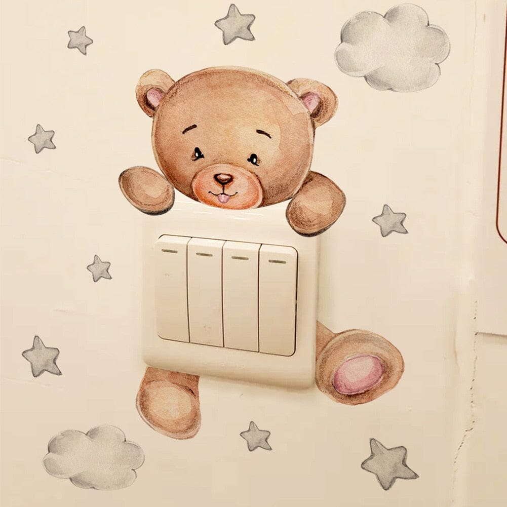 Stickybear™ - Sticker ourson décoratif | Chambre d'enfants - Guessca