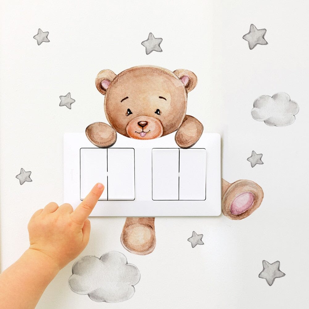 Stickybear™ - Sticker ourson décoratif | Chambre d'enfants - Guessca