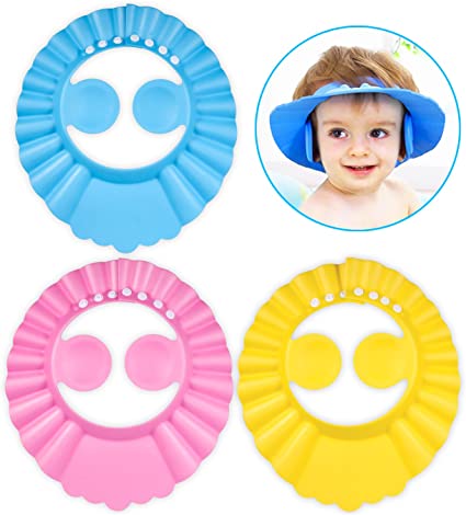 Visière chapeau pour douche bébé I ShampooCap™ - Guessca