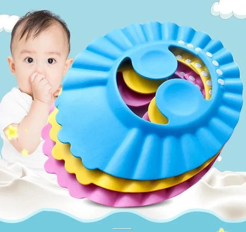 Visière chapeau pour douche bébé I ShampooCap™ - Guessca